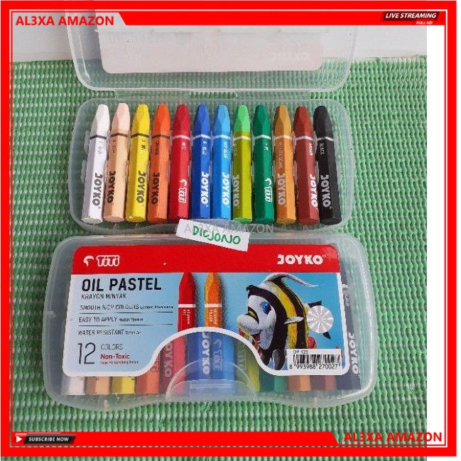 

Krayon Minyak Oil Pastel Joyko Titi OP-12S