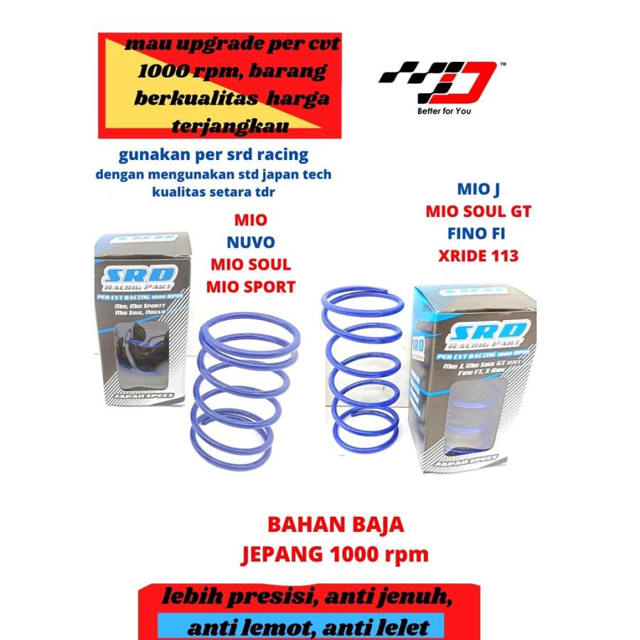 PER CVT 1000 RPM MIO J-MIO KARBU-SMILE-MIO SOUL GT-113 CC-FINO KARBU-FINO FI SRD RACING JAPAN SPEC k