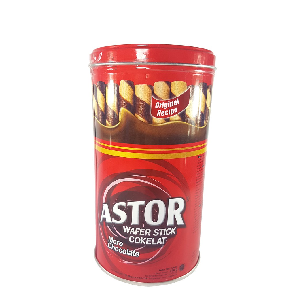 

Astor Kaleng Wafer Stick Cokelat - Netto 330 gr.