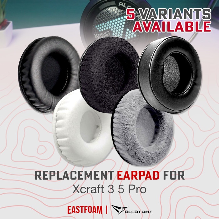 Earpad Earcup Alcatroz X-Craft HP3 Pro X Craft HP 3Pro Bantalan Busa Pad Ear Cushion