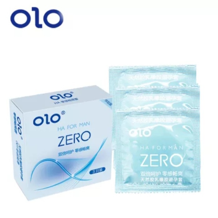 Olo Ultra Thin Condom 001 Kondom Olo Ultra Tipis Climax Performa Zero - Zero isi 3