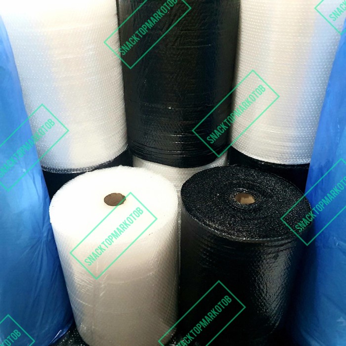 

Bubble Wrap Bening / Hitam 62CM X 50M FULL MURAH EKONOMIS - Hitam