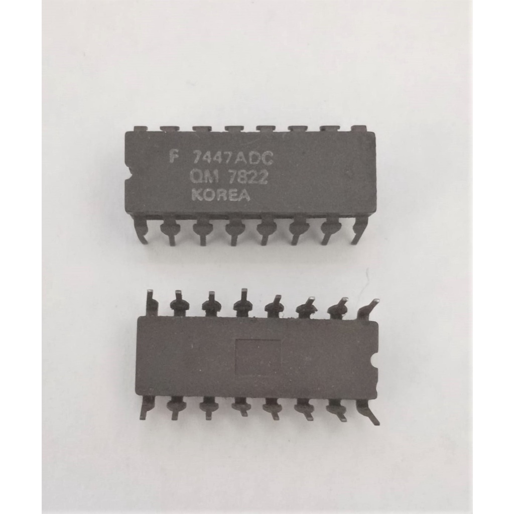 IC 7447ADC F7447 Digital Decoder/Driver DIP-16P