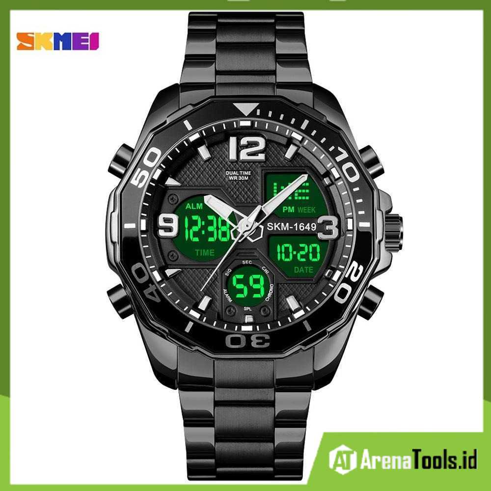 SKMEI Jam Tangan Analog Digital Pria Stainless Steel - 1649
