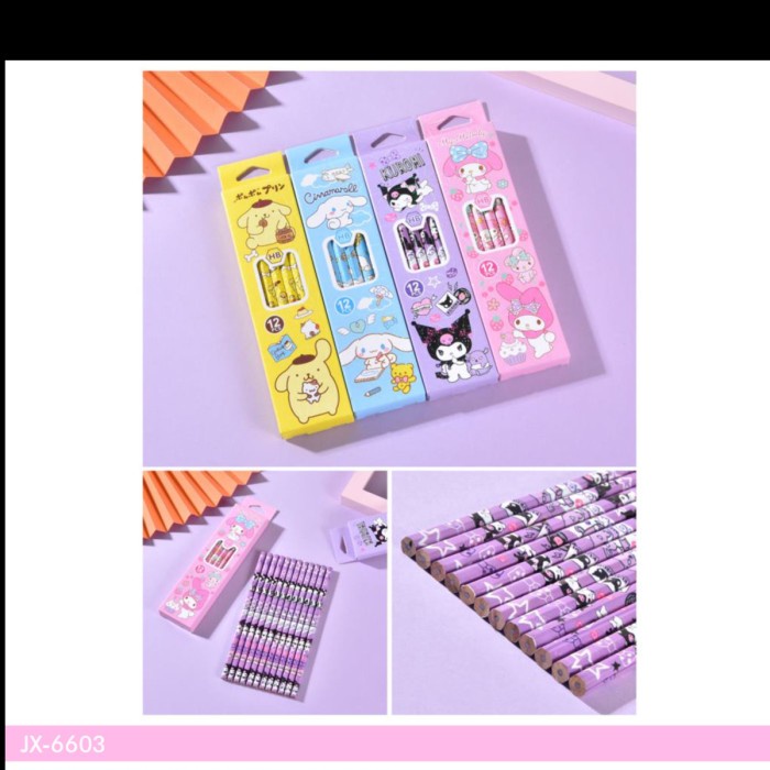

Pensil HB Karakter SANRIO/ Pensil Komputer / Pensil Ujian JX-6603