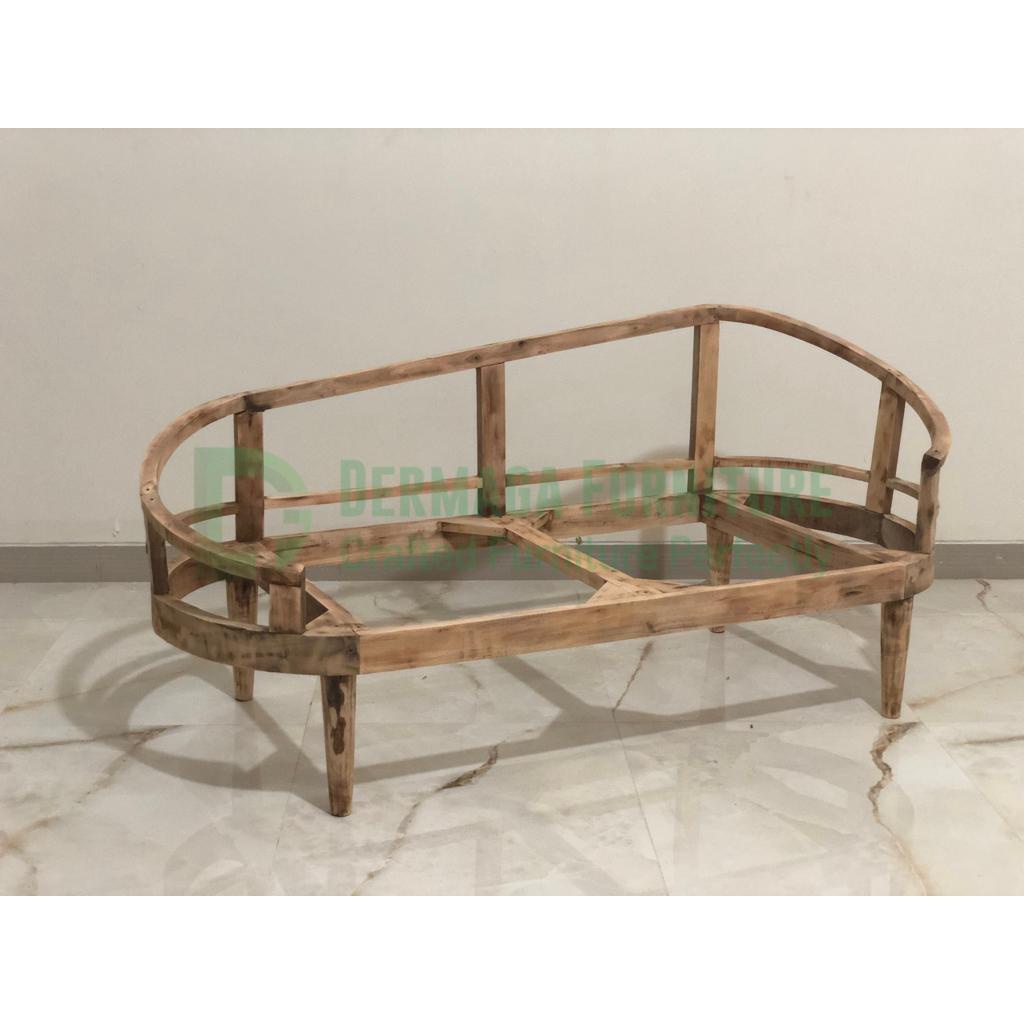 SOFA TAMU BUNGKUS MIRING 2DUDUKAN MAHONI TERMURAH DEKORASI PELAMINAN INTERIOR MEWAH RUANG MAKAN KARY