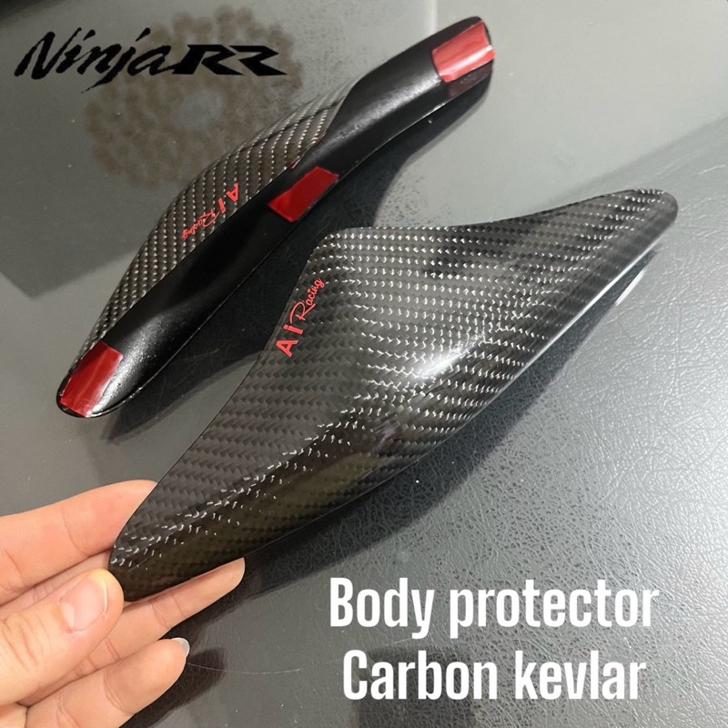 Cover Body Protector Ninja 150Rr Carbon Kevlar / Cover Bodi Protector Carbon Kevlar Ninja 150Rr New 