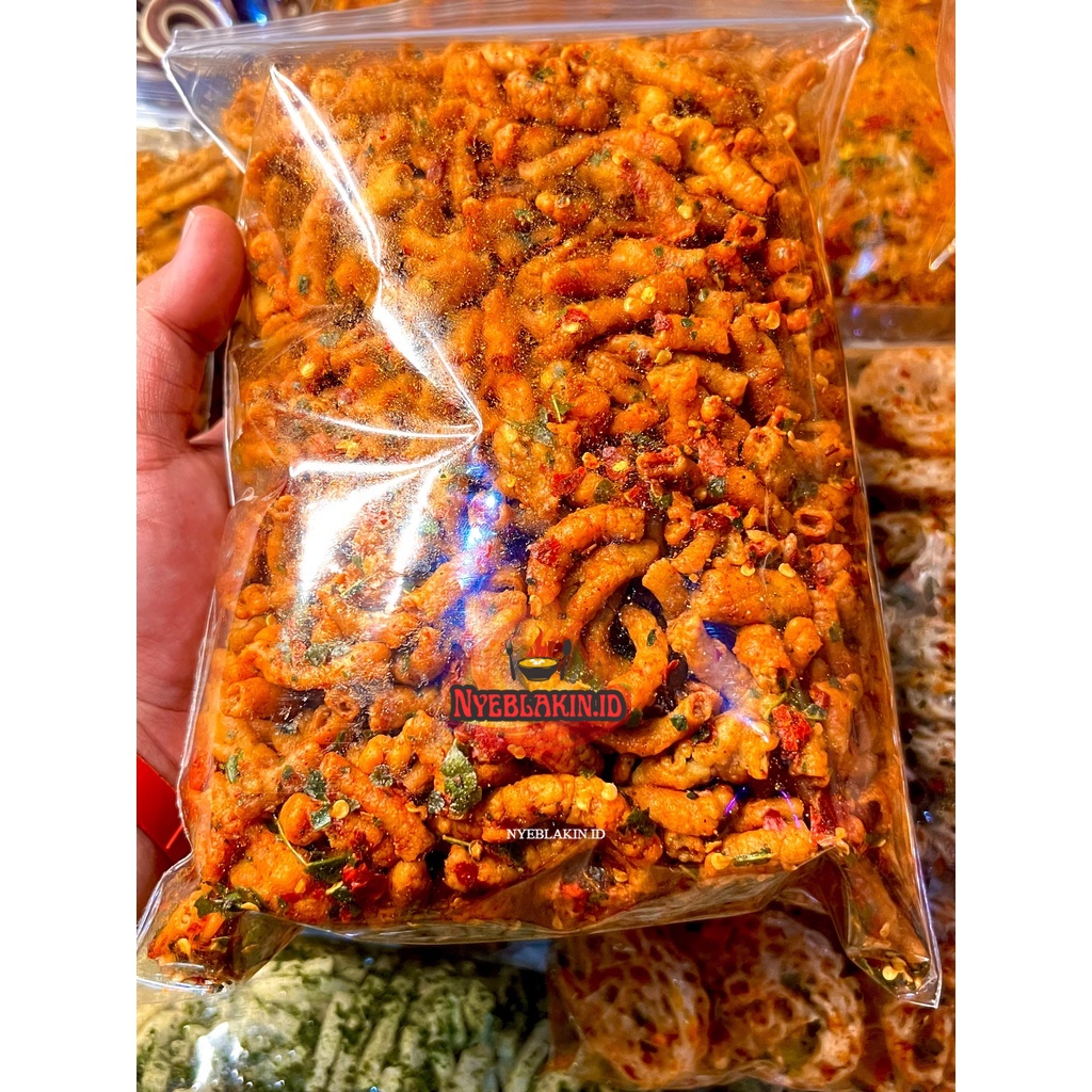 

KERIPIK USUS AYAM 1 KG MURAH KILOAN / USUS CRISPY ORIGINAL SNACK NYEBLAKIN.ID