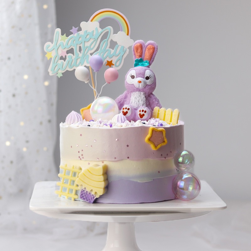 hocanparty TOPPER KUE HIASAN CAKE ULANG TAHUN  ANNABELL STELLA LOU