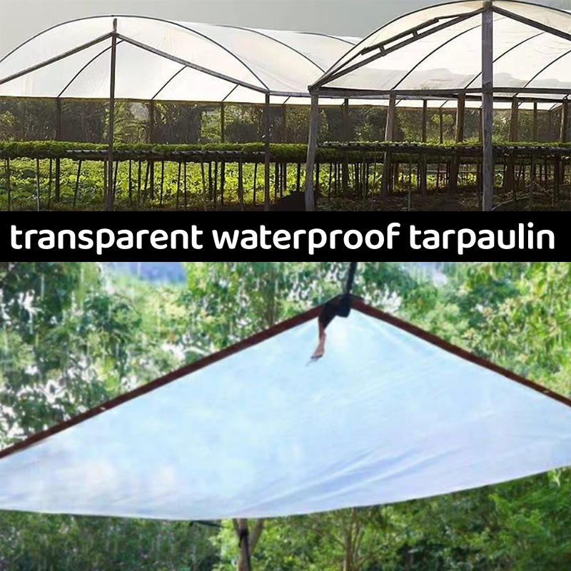 Terpal Plastik Bening / Tirai Tenda Tutup Barang Kolam / Plastik UV Green House / Plastik Tenda Antiair Atap Kain / Terpal Tenda Top / Plastic PE Film Transparent