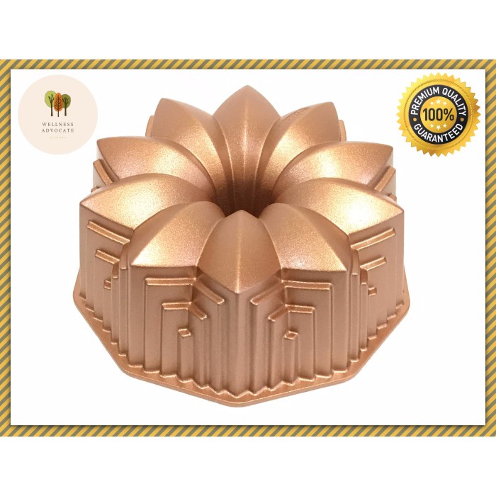 Signora LOTUS Pan Rose Gold | loyang cetakan kue cake bolu