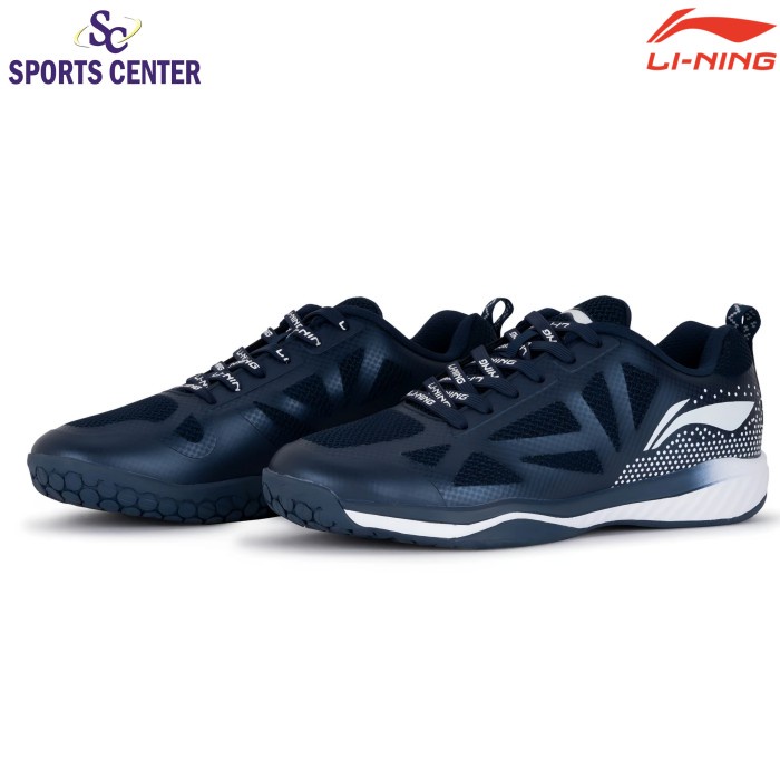 Terlaris ✨ -New Sepatu Badminton Lining Ultra Fly II / 2.0 AYTT049 Navy / White