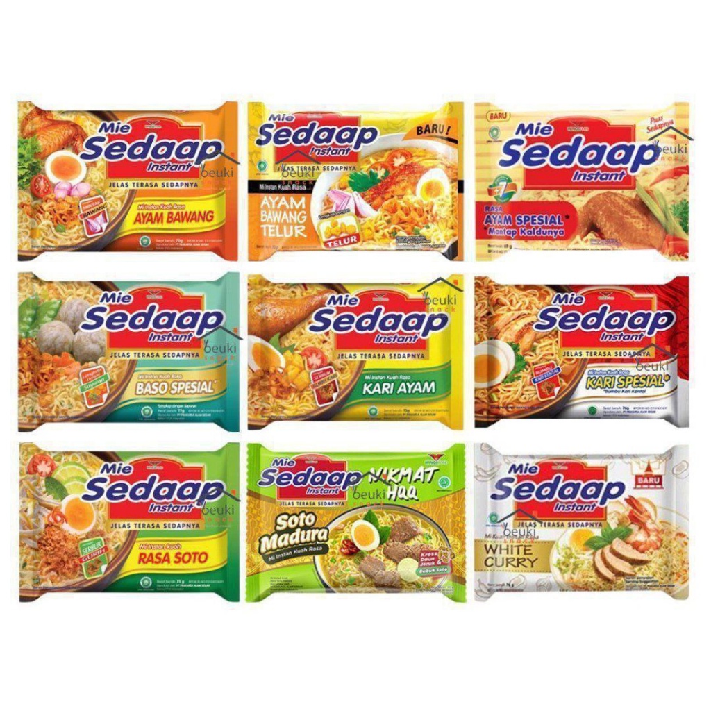 

MIE SEDAAP ALL VARIANT ECER !!