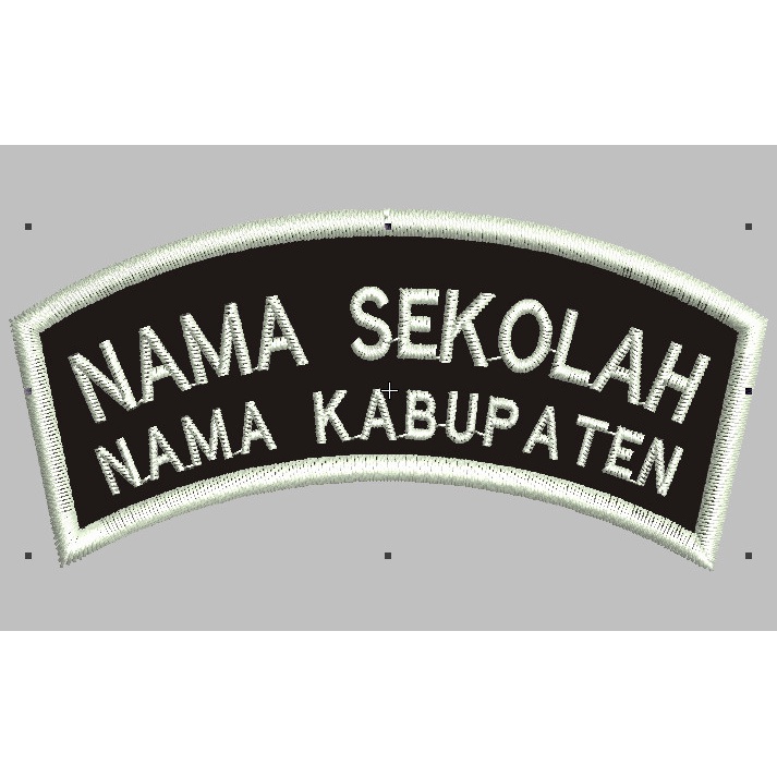 Bordir Bordir BORDIR SEKOLAH, NAMA SEKOLAH BORDIR, BADGE SEKOLAH, BET SEKOLAH, LOKASI SEKOLAH BORDIR