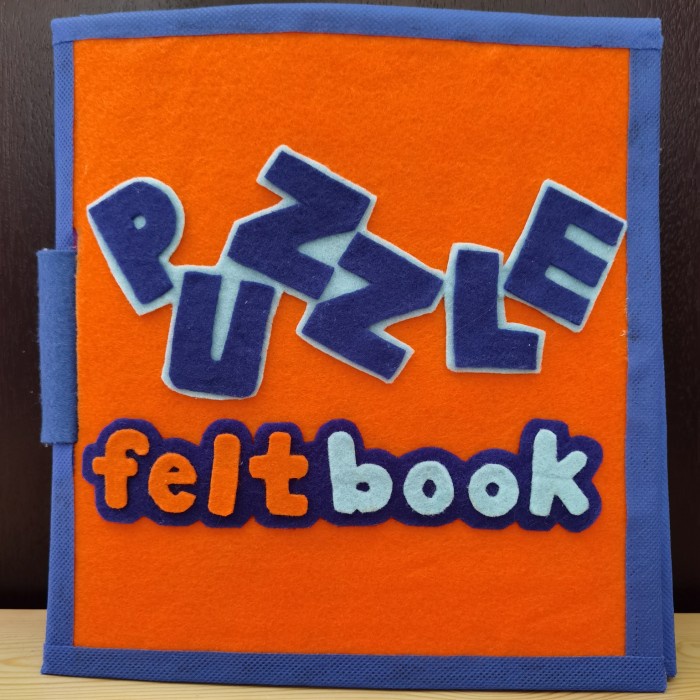 Puzzle Felt Book Buku Puzzle Flanel