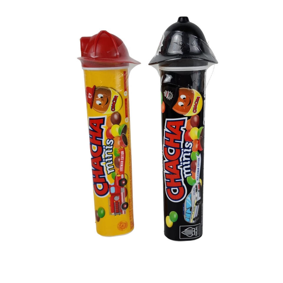 

Delfi Chacha Minis Officer Policeman Hat & Fireman Hat - Netto 30gr