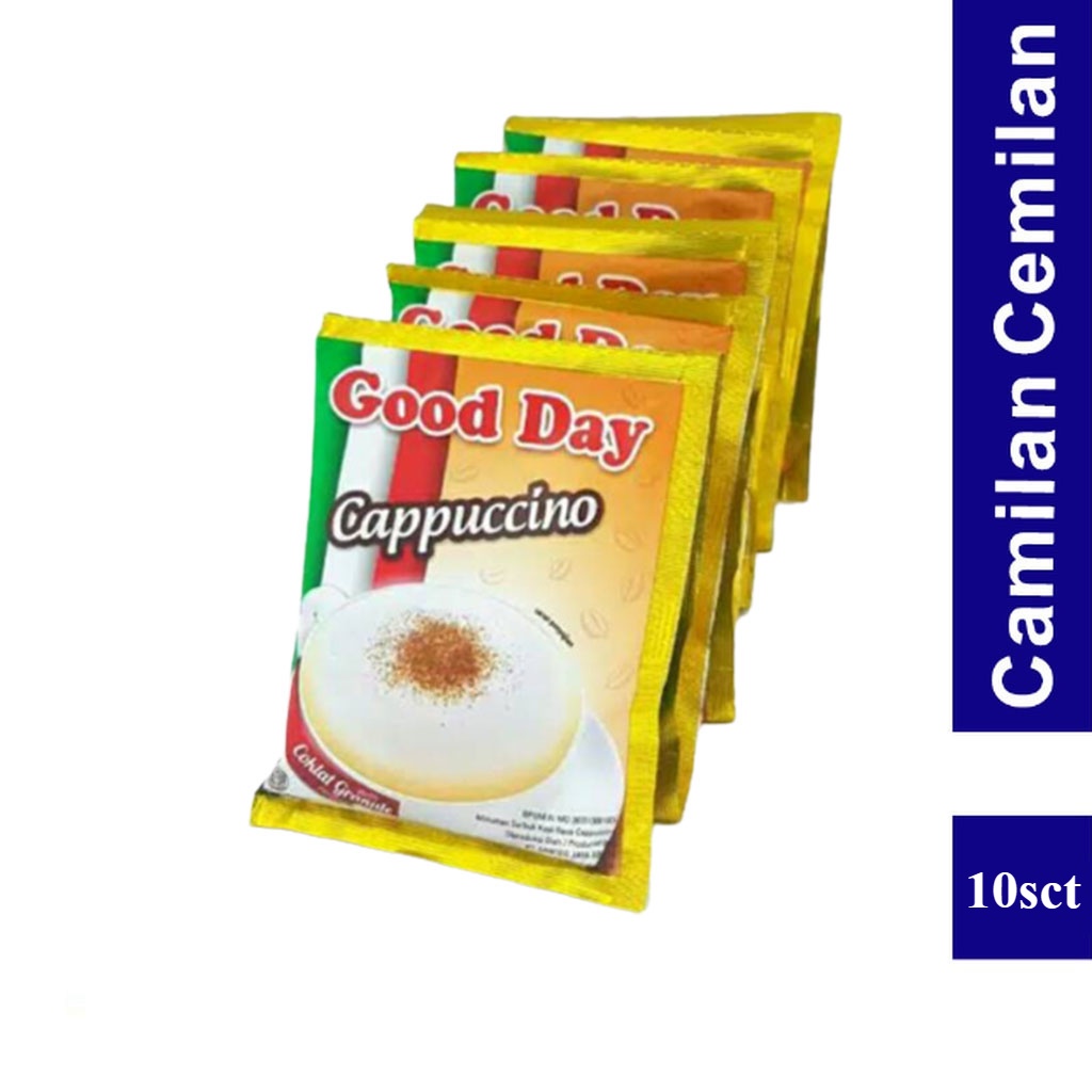 

Good Day Cappuccino Renceng Isi 10 sct x 25 gr