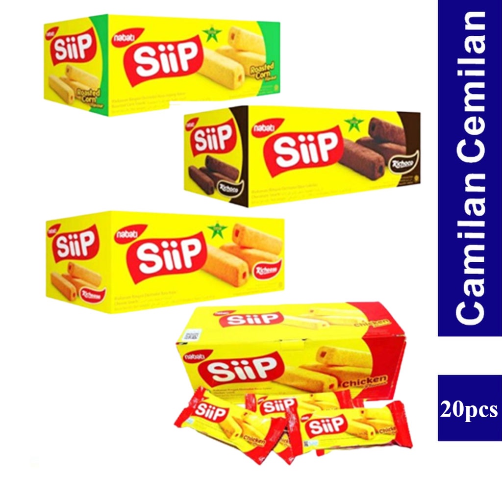 

Nabati SIIP Box Sip Richesse Richoco Chicken Corn isi 20 pcs x 5 gr