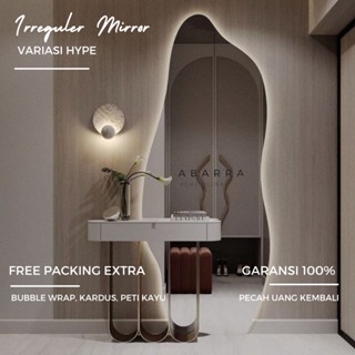 Standing Mirror Aesthetic Irreguler ukuran Jumbo 80x180cm