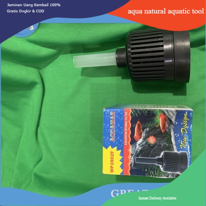 aquarium bio foam SPONGE FILTER AQUAMAN WP 2802 F