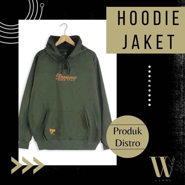 Jaket Tudung Hoodie Pria Wanita Premium Bagus Lembut Original Distro