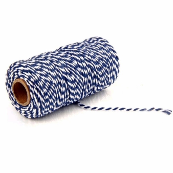 

Tali Rami Katun Kado Bakers Twine Merah Christmas PER ROLL - HITAM 1 ROLL