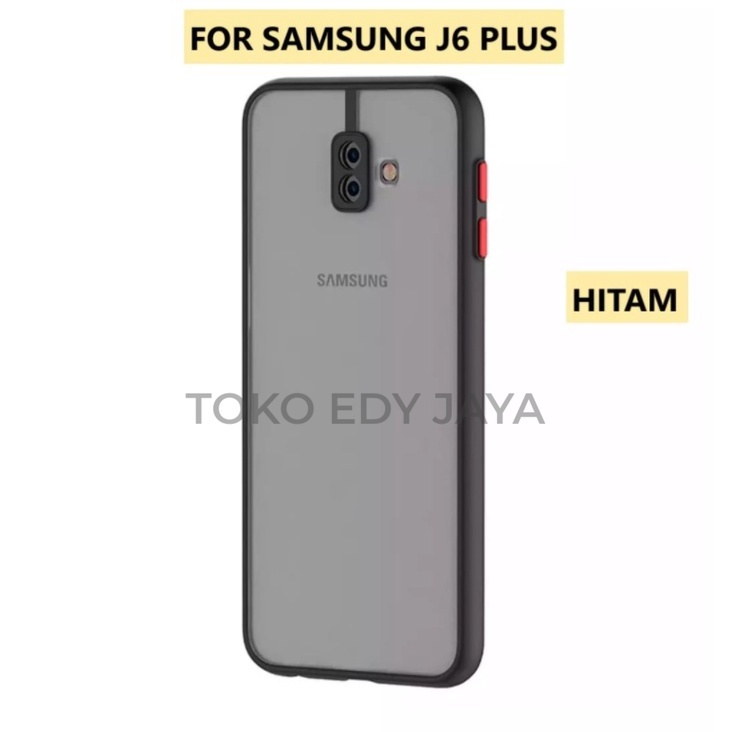 SOFTCASE AERO SAMSUNG GALAXY J6 PLUS CASE MATTE TRANSPARAN FUZE MACARON MY CHOICE