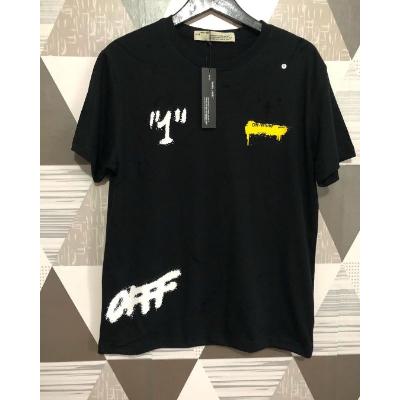 【COD】 NEW KAOS OFF-WHITE T SHIRT PREMIUM MIRROR 1:1 LIKE ORIGINAL 1:1 UNISEX KAOS