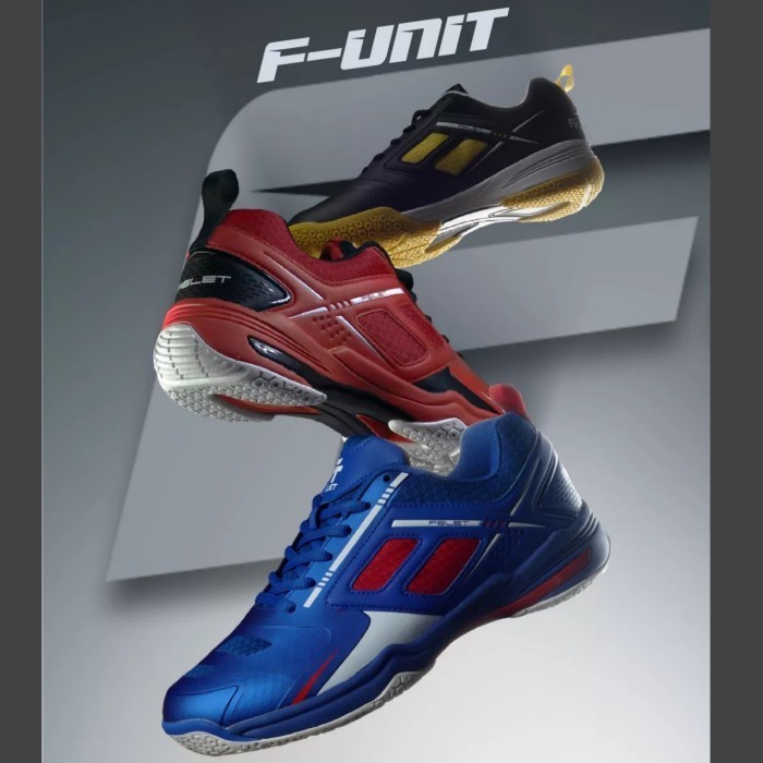 Terlaris ✨ -Special Price Sepatu Badminton Felet F-Unit / F Unit Red