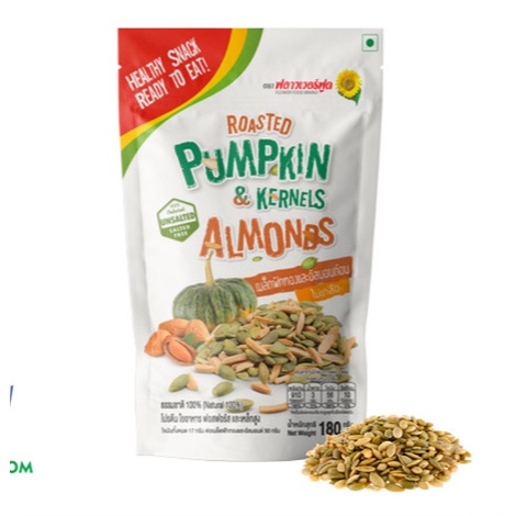 

Flower Food Roasted Pumpkin Kernels & Almonds - 180 gram
