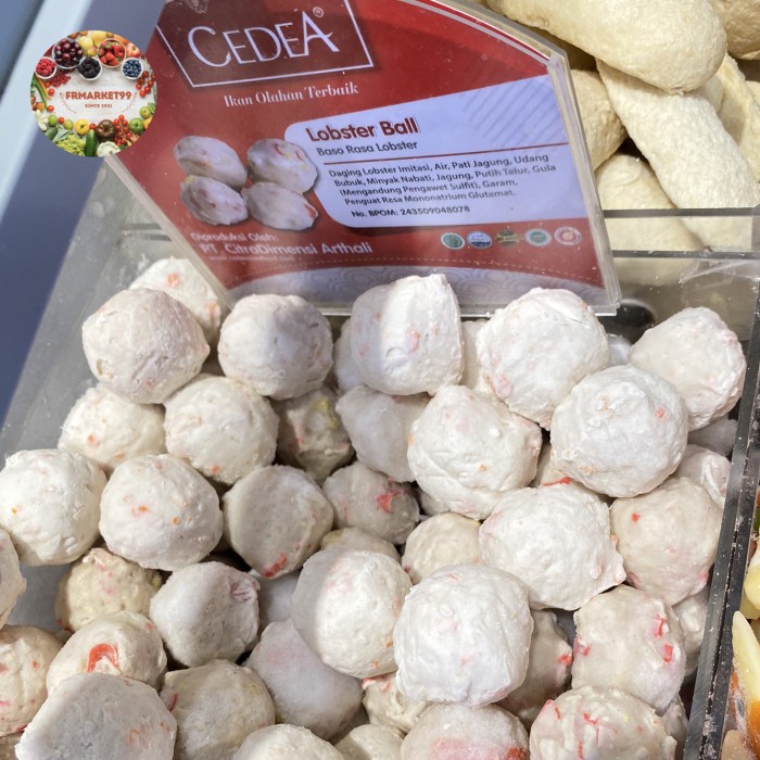 

Cedea Lobster Ball / Bakso Rasa Lobster / 500 gm