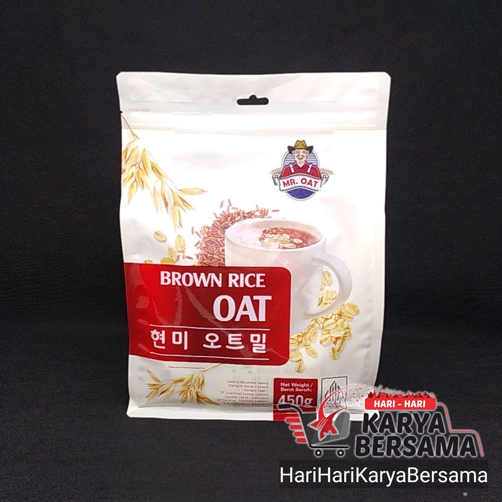 

MR. OAT BROWN RICE OAT POUCH 450GR