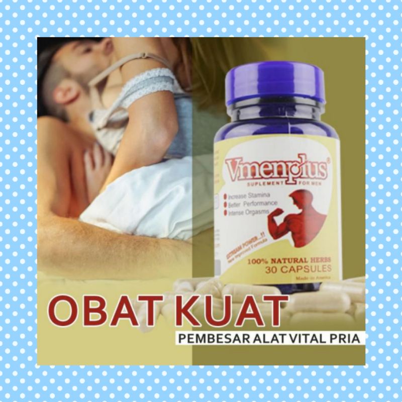 VMENPLUS - Kapsul Herbal Penambah Stamina Pria Atasi Ejakulasi-Dini - VMEN PLUS(Gratis Ongkir)