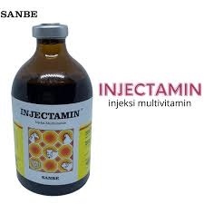 READY INJECTAMIN INJECT TAMIN 100ML INJEKSI SANBE OBAT VITAMIN HEWAN TERNAK MENJAGA DAYA TAHAN TUBUH