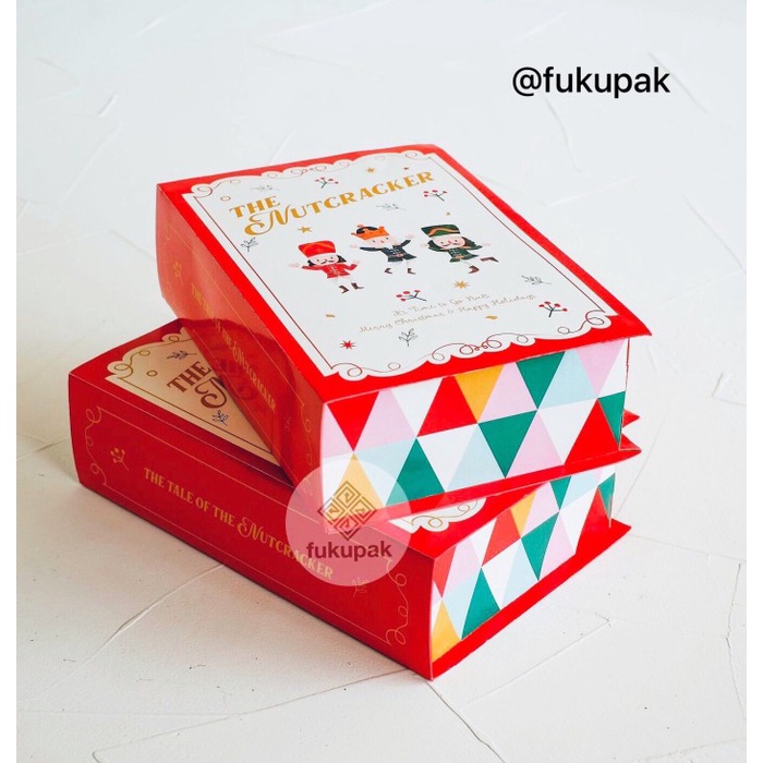 

Christmas Book Shaped Hamper Box (10 pcs) Kotak Dus Natal Buku Premium - Kotak Saja
