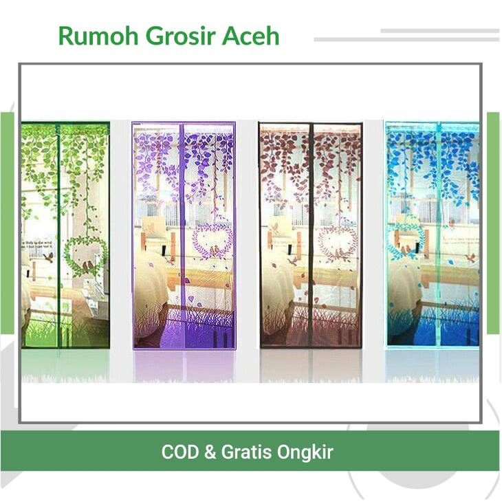 {ACEH} TIRAI MAGNET | Tirai Magnet Anti Nyamuk dan Serangga | Ukuran 210 x 90cm