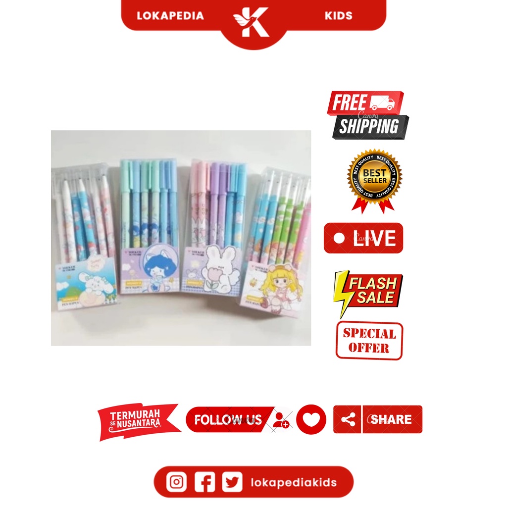 

[LUSIN] PULPEN BISA DIHAPUS / PULPEN HAPUS / ERASABLE PEN LUCU ODEMEI