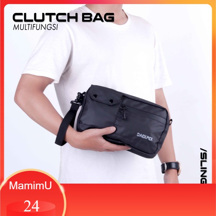 Tas Pegang Tangan Clutch Handbag Slingbag Pria Anti Air Hand Bag Unisex Waterproof Takuza AKZ 491