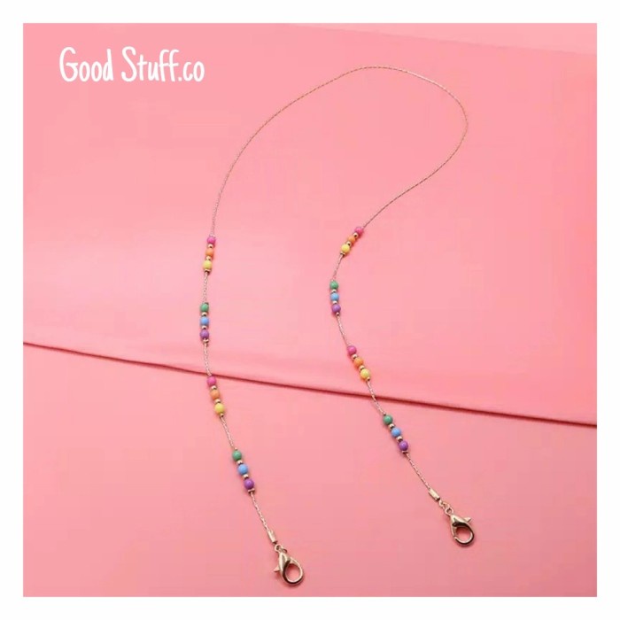 

lanyard mask/tali masker/kalung rantai masker manik mask chain