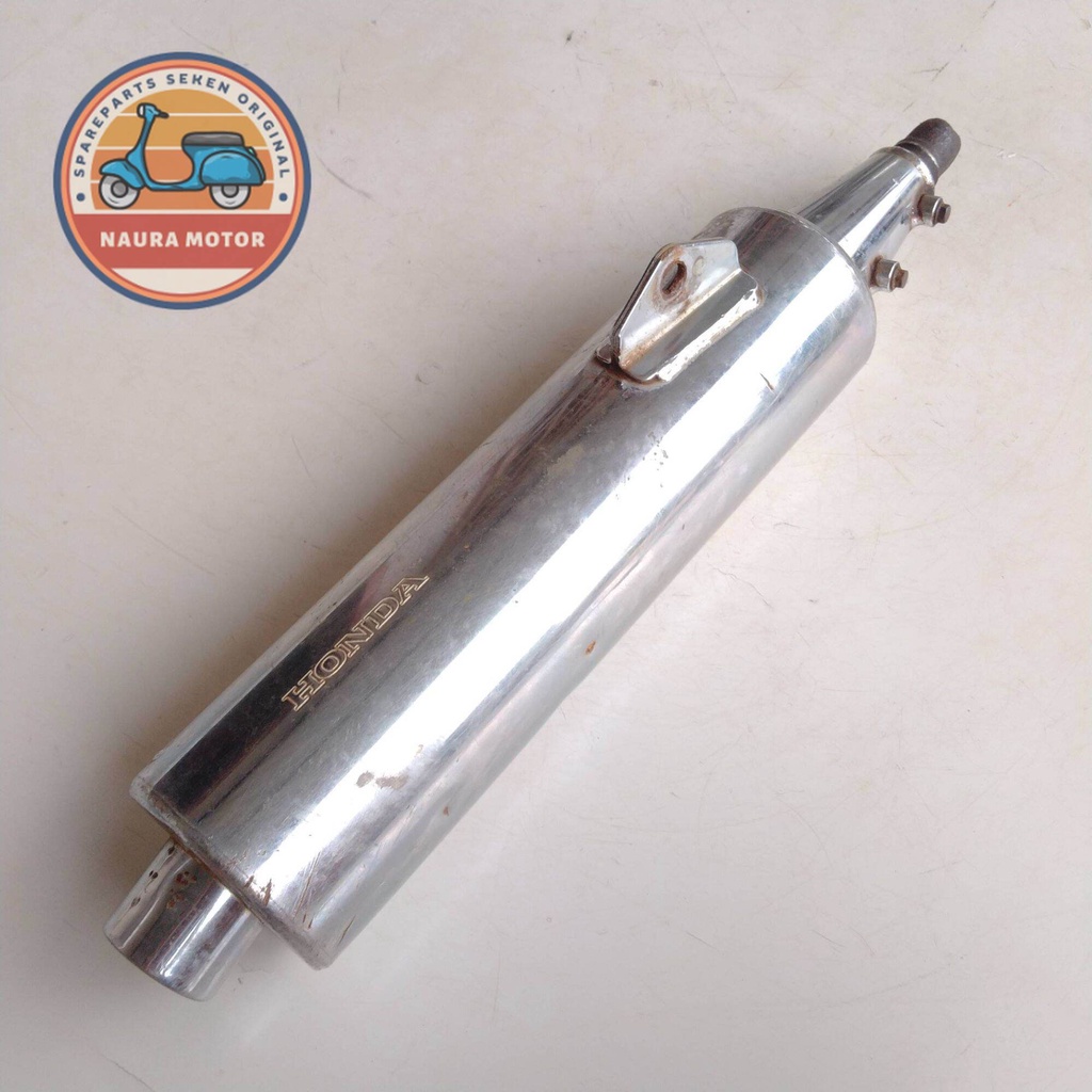 SLINCER KNALPOT REVO 100 LAMA ORIGINAL COPOTAN SILENCER KNALPOT STANDAR REVO OLD