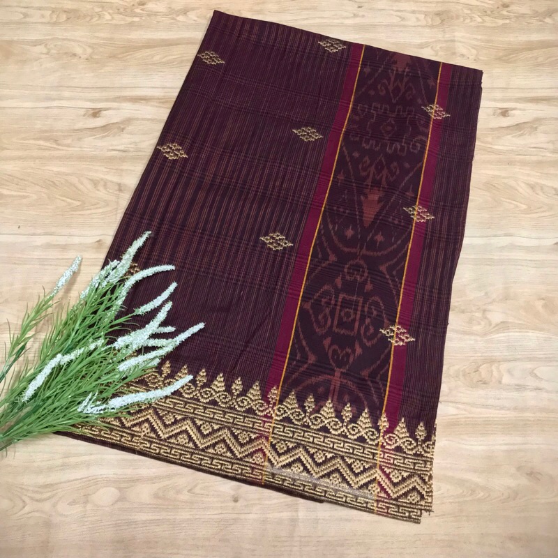 Saput Endek Bordir | Saput Bali Dewasa Endek Lembaran