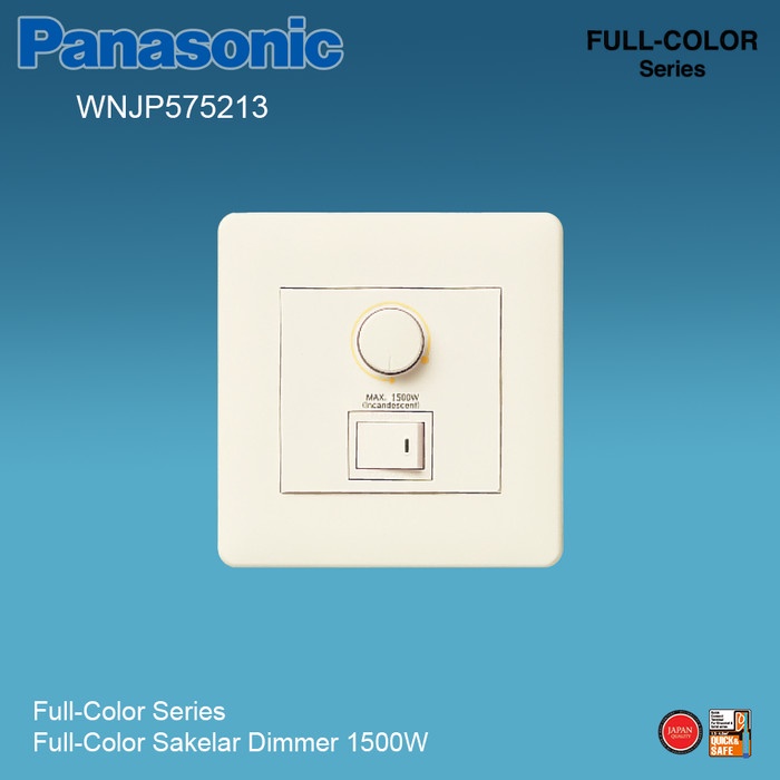 Panasonic Full-Color Sakelar Dimmer 1500W WNJP575213