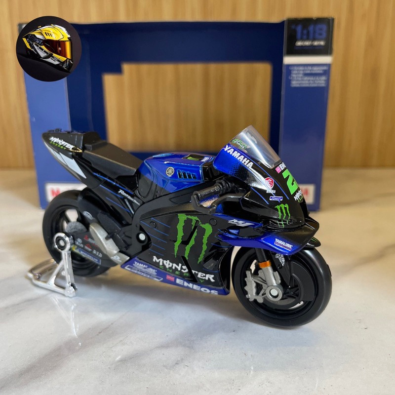 franco diecast miniatur motor  yamaha M1 franco skala 1:18 morbidelli yamaha monster