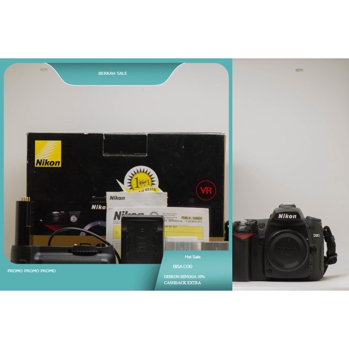 Nikon D90 KIT AF-S 18-105 mm VR Bekas