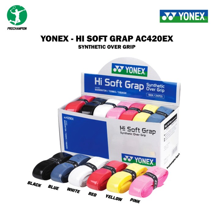 Grip Badminton Yonex Tebal Hi Soft AC420EX Grip AC 420 EX