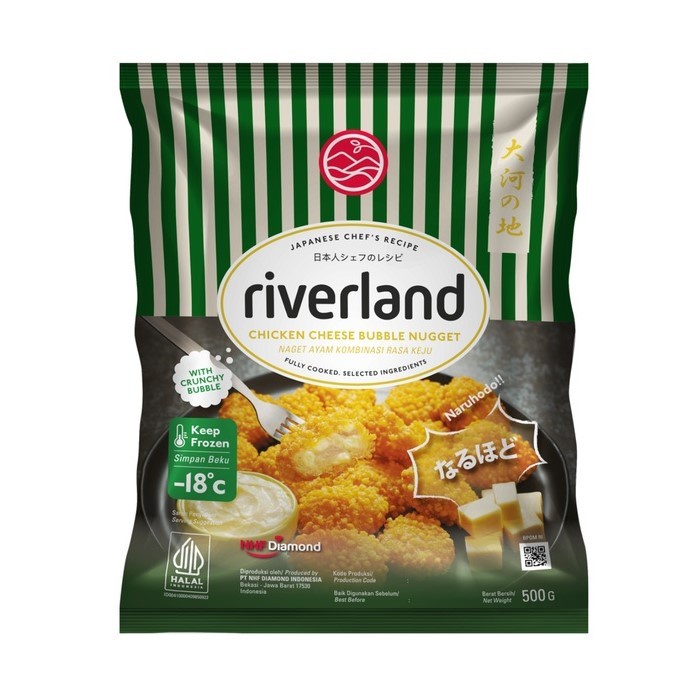 

RIVERLAND Chicken Cheese / Hot Spicy Bubble Nugget (500 gr)