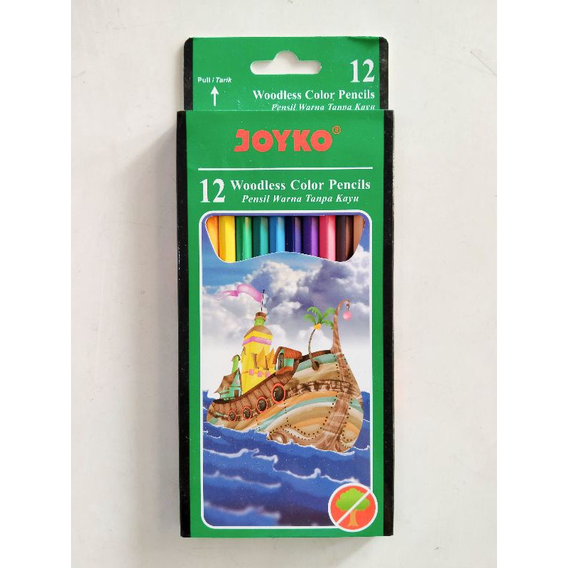 

(Harga Per 12 Pcs) Pensil Warna 12Warna Joyko CP-103