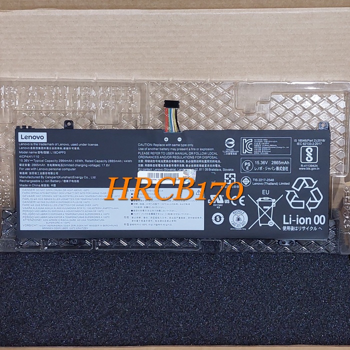 Baterai Laptop LEN ThinkBook 14S-IWL V540S ThinkBook 13s 13S-IML -HRCB