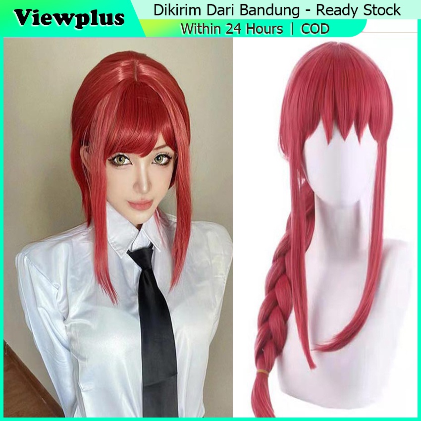 Wig Rambut Palsu Makima Cosplay Makima Anime Chainsaw Man Makima