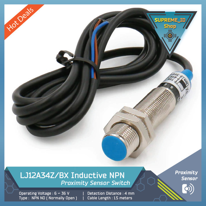 LJ12A3-4-Z BX/AX/CX/BY/AY/CY/EX/DX/EZ/DZ Inductive Proximity Metal Detection AC / DC Sensor Switch |